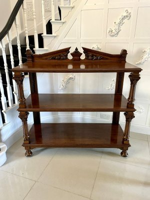 Antique Carved Oak Dumbwaiter, 1880 for sale at Pamono