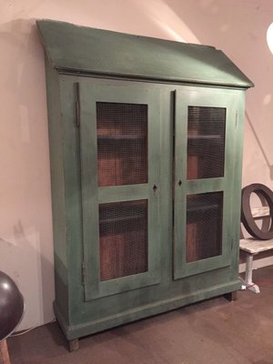 Vintage French Painted Wooden Armoire For Sale At Pamono