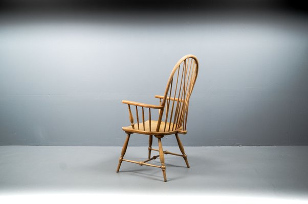 Windsor High Back Armchair in Oak, 1920 for sale at Pamono