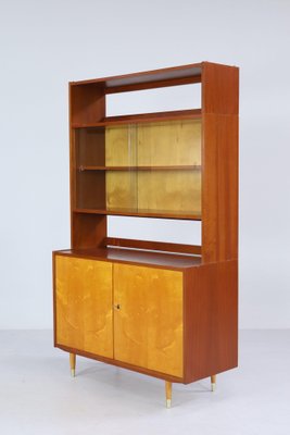 Mid century narrow bookshelf deals