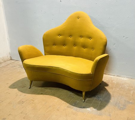 Mustard yellow online chaise lounge