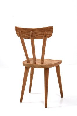 Pine Dining Chairs by Göran Malmvall for Svensk Fur, Set of for