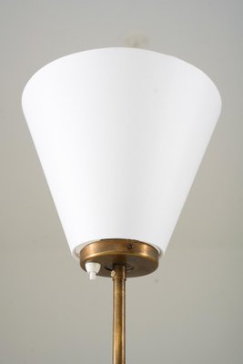 Modern Swedish Uplight Floor Lamps in Brass 1940s Set of 2