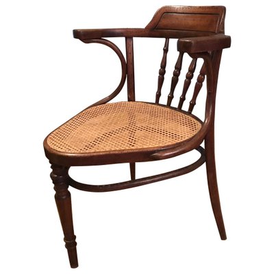 Cane Tripod Chair from Thonet Kohn 1910s for sale at Pamono
