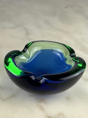 Versenkter Murano Glas Aschenbecher oder Catchall, Italien, 1960er