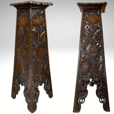 Hand carved cheap pedestal