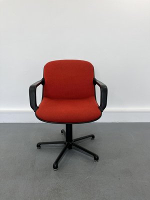Swivel Desk Armchair by Charles Pollock for Comforto 1970s for