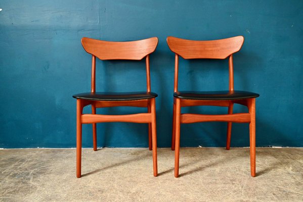 Mcm teak dining chairs sale