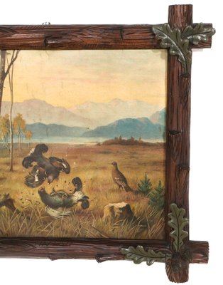Black Forest Hand Carved Fruitwood Frame, Germany, 1900s for sale