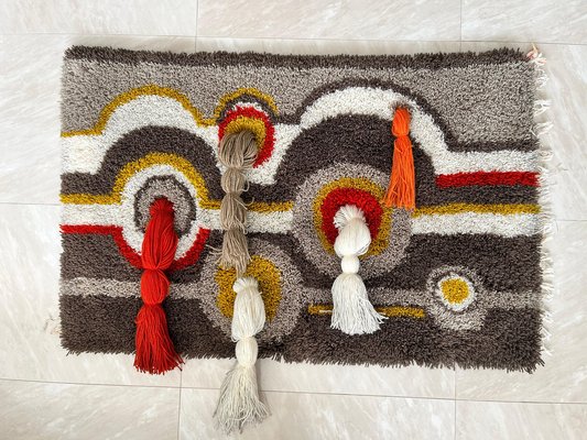 Mid Century Wall Tapestry Denmark 1968 for sale at Pamono