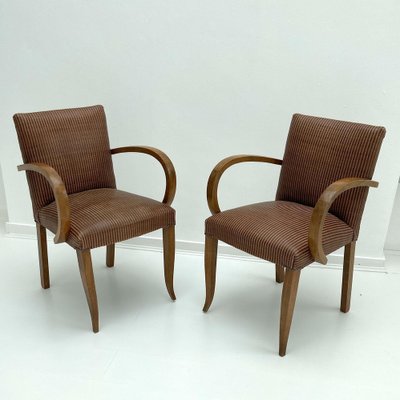 Modernist Bridge Chairs France 1930s Set of 2 for sale at Pamono