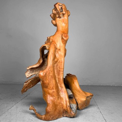 Meiji Era Japanese Sculpted Burl Root Wood for sale at Pamono
