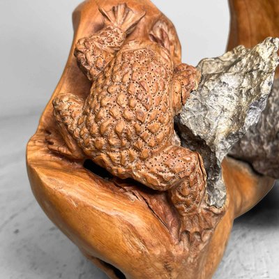 Meiji Era Japanese Sculpted Burl Root Wood for sale at Pamono