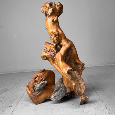Meiji Era Japanese Sculpted Burl Root Wood for sale at Pamono