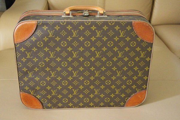 Shop Louis Vuitton Classic LV Classic suitcase luggage Cabin size