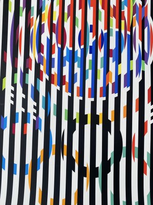 Yaacov Agam, Message of Peace, 1988, Screenprint for sale at