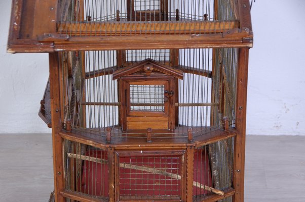 Antique Wooden Bird House, 1890s for sale at Pamono