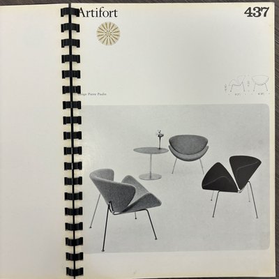 Model 437 Orange Slice Lounge Chair by Pierre Paulin for Artifort