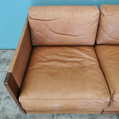 Leather Model 920 2-Seater Sofa by Tobia & Afra Scarpa for Cassina