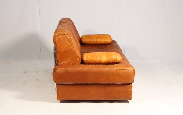 Vintage Ds 85 Brown Leather Daybed From, Brown Leather Trundle Daybed