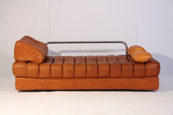 Vintage Ds 85 Brown Leather Daybed From, Brown Leather Daybed With Trundle