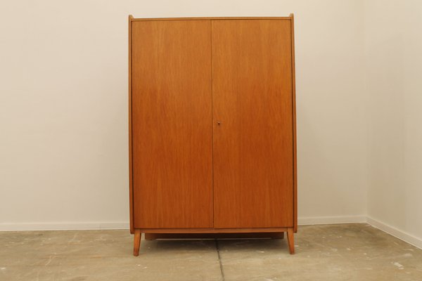 Modernist Czech Beech Wardrobe by Franti ek Jir k for Tatra 1960s