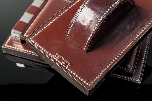 Desk Set from Hermes, Set of 5 for sale at Pamono