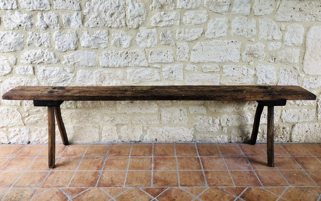 French Farmhouse Bench 1940s for sale at Pamono