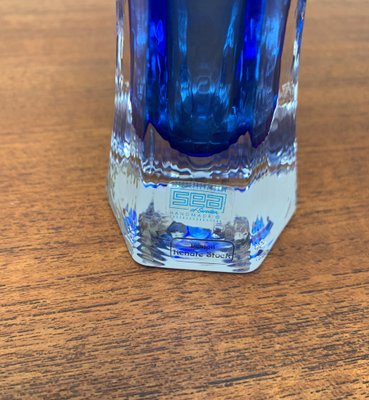 Vintage Art Glass Vase by Renate Stock for Sea Glasbruk, Sweden