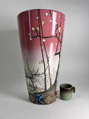 Porcelain Vase by Fabienne for sale