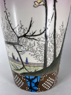 Porcelain Vase by Fabienne for sale