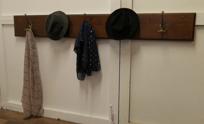 Coat rack long sale