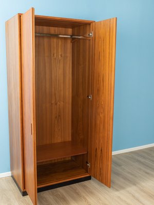 Teak Veneer Wardrobe 1960s for sale at Pamono