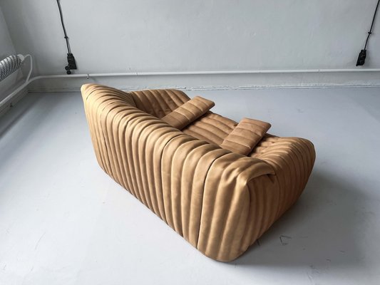 Camel Brown Leather Sandra Sofa Set by Annie Hieronimus for Camel Brown Leather Sandra Sofa Set by Annie Hieronimus for