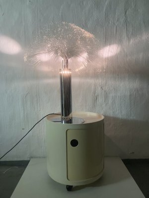 Lampada da tavolo in fibra ottica di Hans-Jürgen Fischer per Günther  Lambert, anni '60 in vendita su Pamono