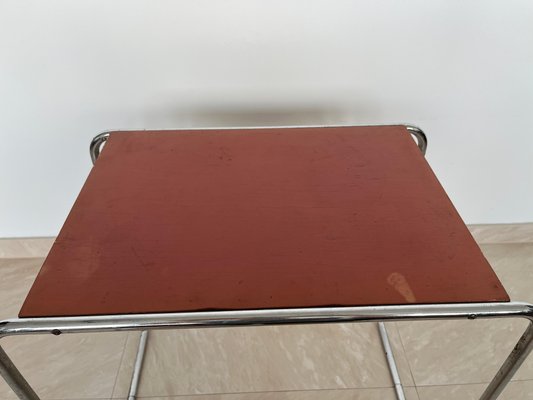Bauhaus Chrome B9 Side Table attributed to Marcel Breuer for Mücke