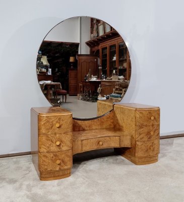 Art Deco Dressing Table in Wood for sale at Pamono