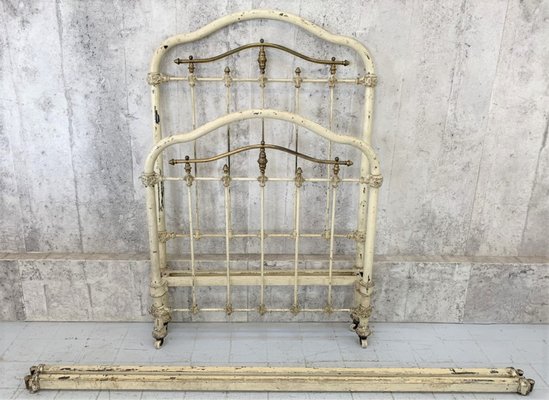 French Brass and Metal Bed Frame for sale at Pamono