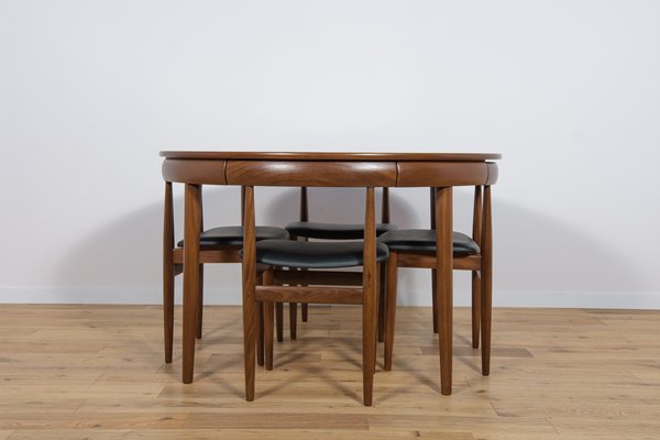 Vintage teak table and chairs deals