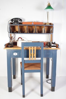 Vintage Postal Writing Desk, 1940s, Set of 65 for sale at Pamono