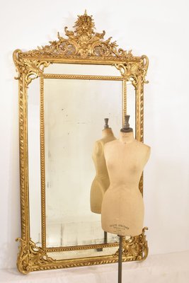  SeekElegant Goldfarbener gewölbter Spiegel, 48,3 x 78,7 cm,  Bogenspiegel mit Metallrahmen, traditioneller Vintage-Spiegel für Wand,  antiker dekorativer Wandspiegel für Badezimmer, Schminktisch