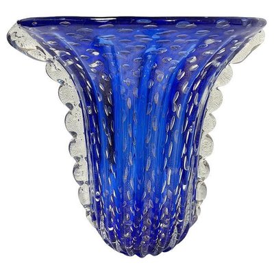 Vase en verre de venise émaillé de fleur Italie renaissance - XVIe
