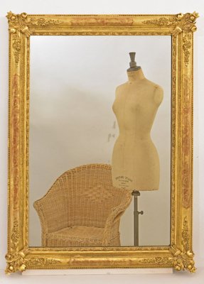 Antique Gold Leaf Mirror, 1840 for sale at Pamono