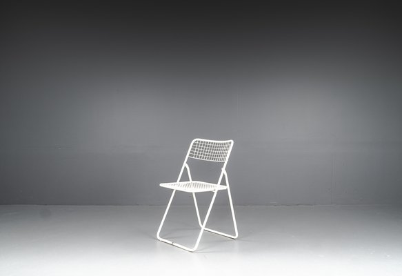 Ted Net Folding Chairs by Niels Gammelgaard for IKEA 1970s Set