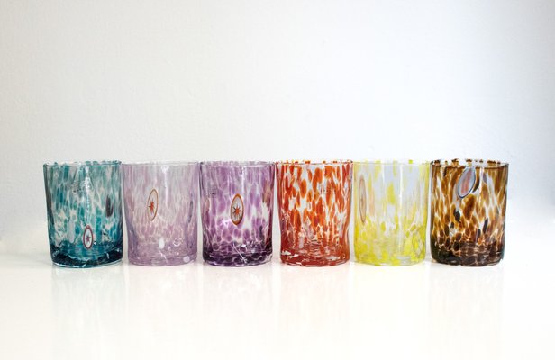 Italian Modern Drinking Glasses by La Vetreria Ivv Florence, Set of 12 for  sale at Pamono