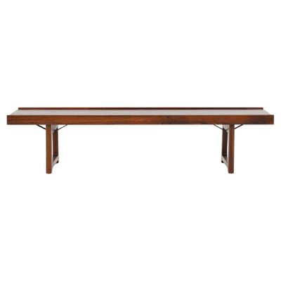 Scandinavian Krobo Bench in Rosewood attributed to Torbjørn Device