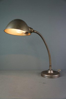 Vintage Goose Neck Metal Desk Lamp for sale at Pamono