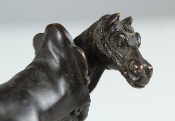 Vintage Brass Horse Figurine Decoration Cheval 