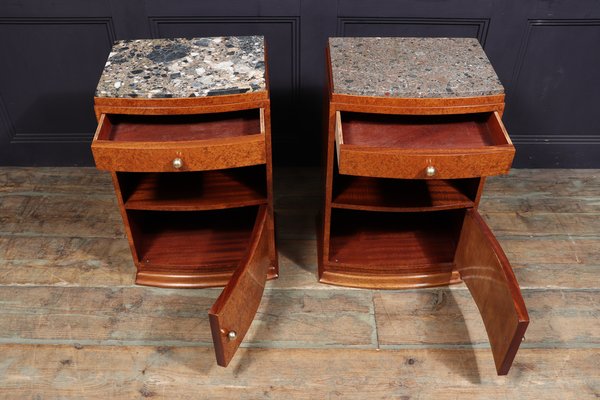 Art deco bedside sale cabinets
