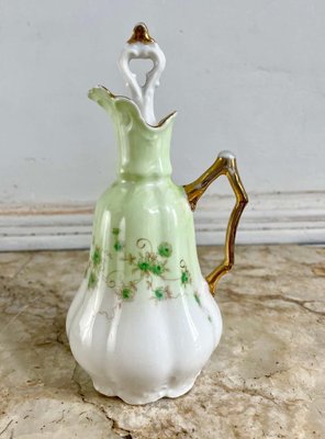 Französisches Jugendstil Likörservice aus Porzellan, 19. Jh., 5er Set bei Pamono kaufen